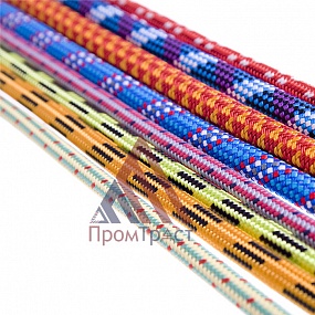 Веревки полиамидные (капроновые) плетеные ПА 8 мм метр