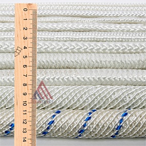 Веревки полиамидные (капроновые) плетеные ПА 3 мм  метр