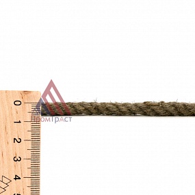 Веревки льнопеньковые 6 мм метр