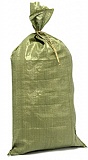 Мешки полипропиленовые строительные / мусорные 50 кг 55*95 см МПП зеленые
